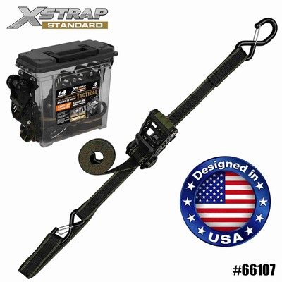 Xstrap 66107 1-1/4” x 14” 4PK hliníková ráčna s uvazováním 1000 lb SWL