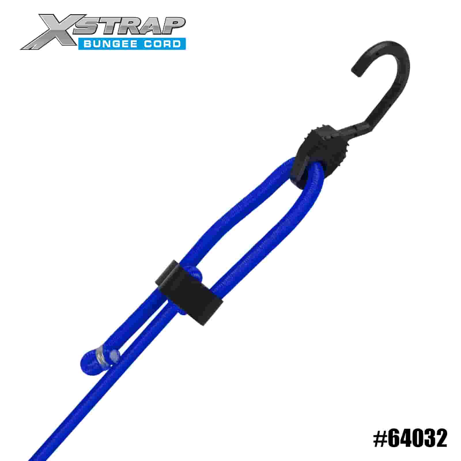 Xstrap 64032 3X nastavitelné bungee šňůry 8mm x 14”-20” 132-165lbs SWL